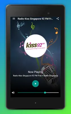 Kiss 92 FM Singapore Radio App android App screenshot 0